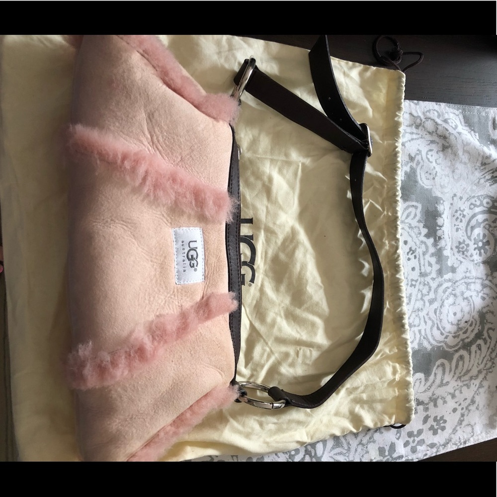 Pink UGG Sherpa handbag